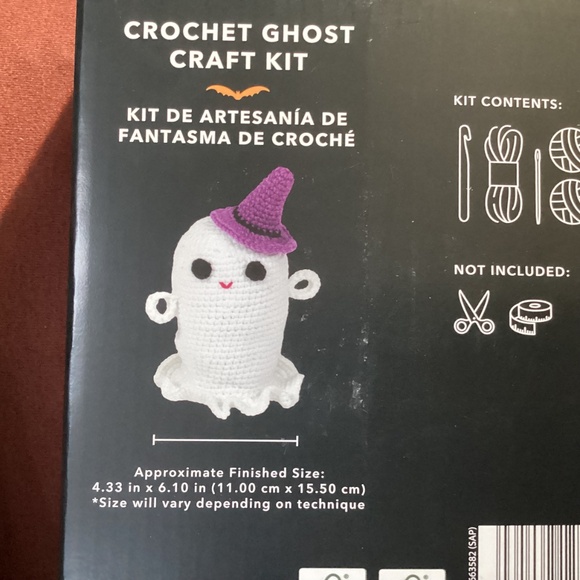 The Halloween Collection Crochet Ghost Craft Kit for Ages 14+ - Picture 9 of 9